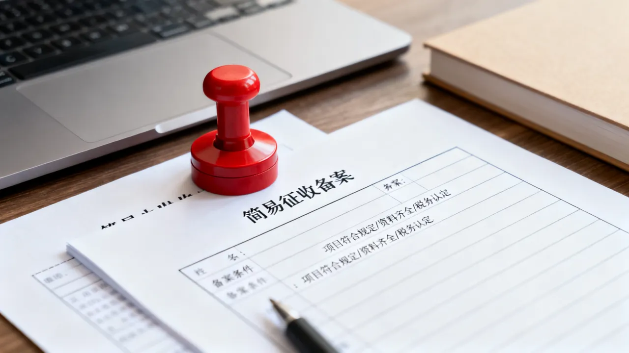 如何简易征收备案，简易征收备案需要什么条件