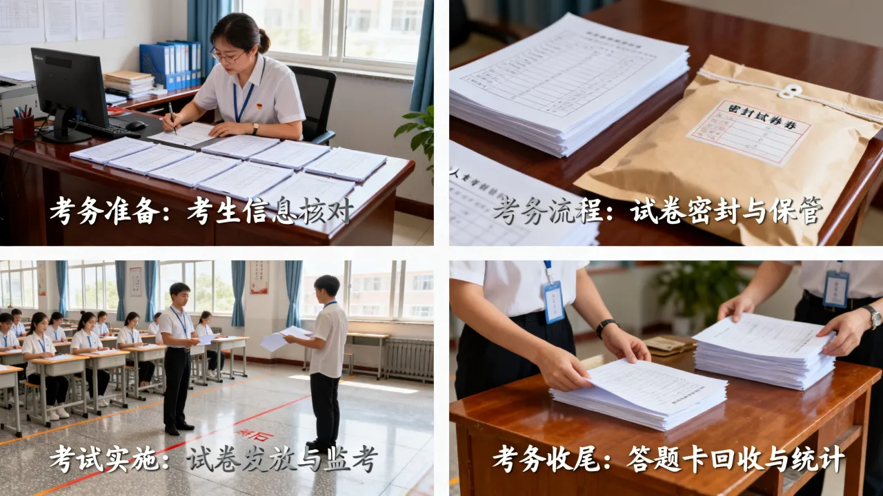 人事考试考务工作包括哪些内容？人事考试考务工作流程是什么？-图2