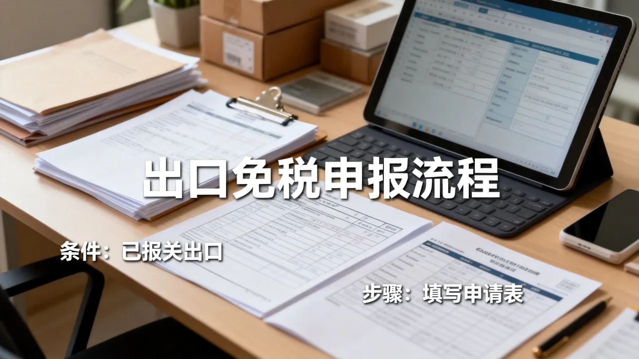 出口免税如何申报?出口免税申报条件和流程有哪些-图2 出口免税如何申报?出口免税申报条件和流程有哪些-图2