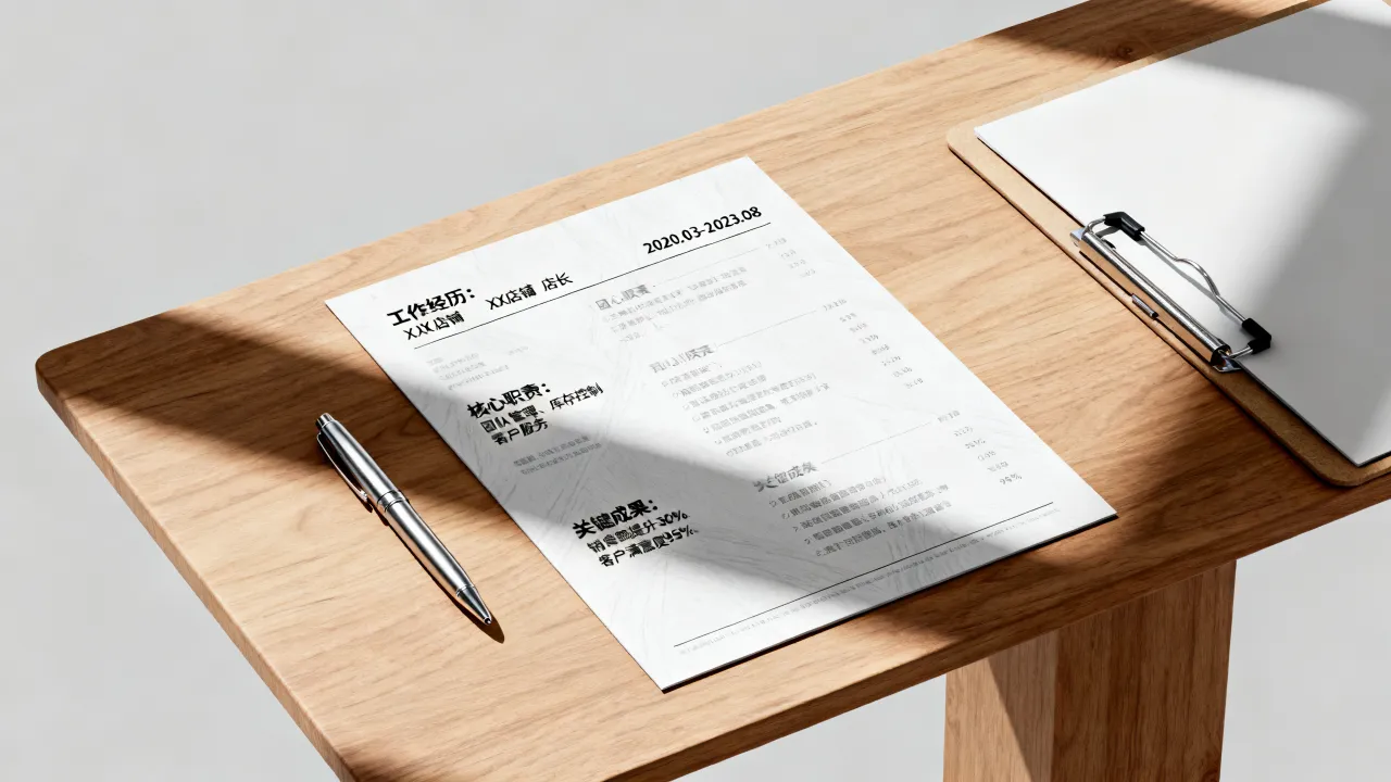 做过店长工作经历在简历上怎么写好,简历怎么写-图3 做过店长工作经历在简历上怎么写好,简历怎么写-图3