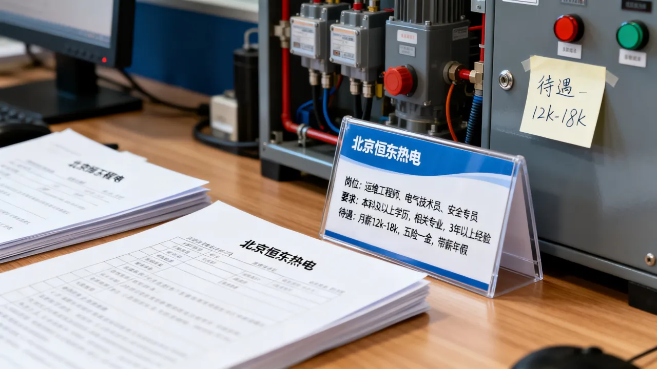 北京恒东热电公司招聘什么岗位，招聘要求及待遇怎么样？