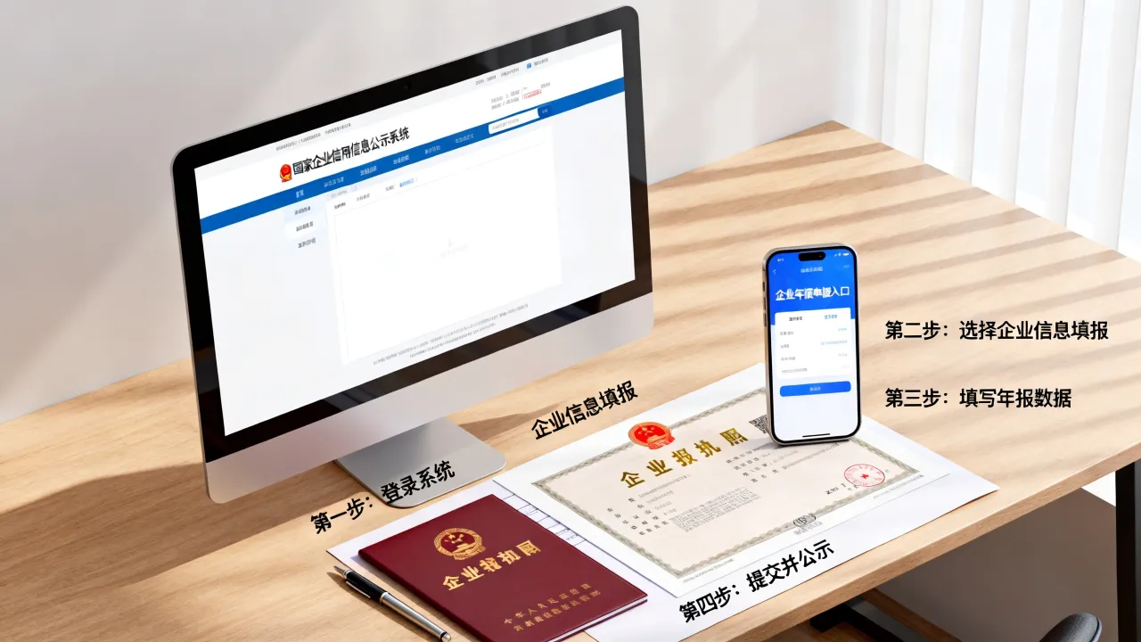 怎么样查询企业年报，企业年报网上申报流程是什么？