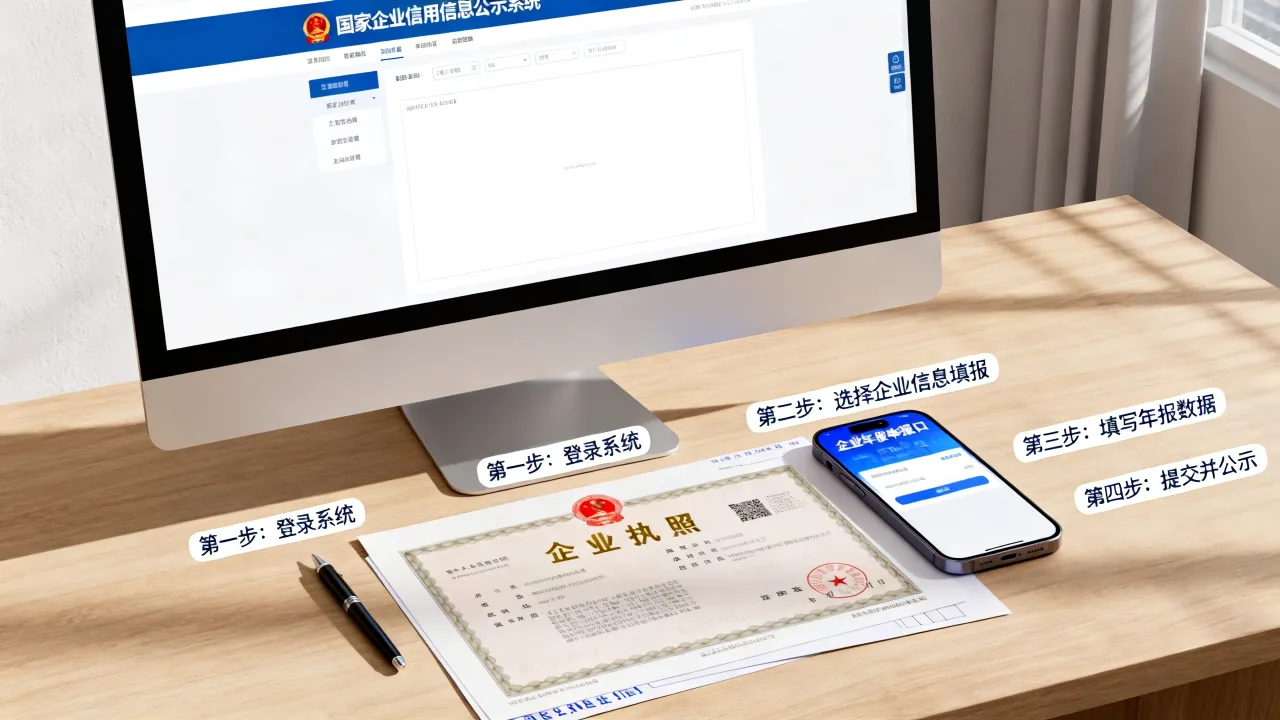 怎么样查询企业年报，企业年报网上申报流程是什么？-图2