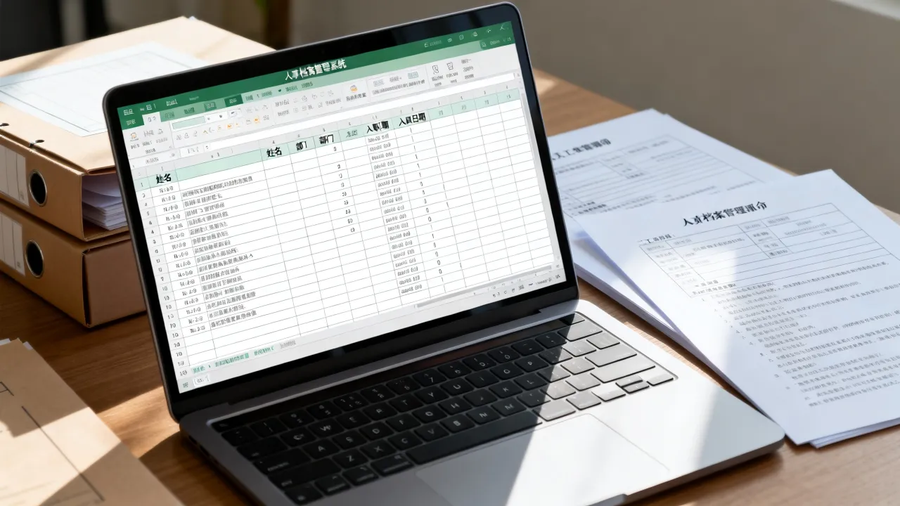 人事档案管理系统怎么做?Excel表格模板,人事档案管理系统excel