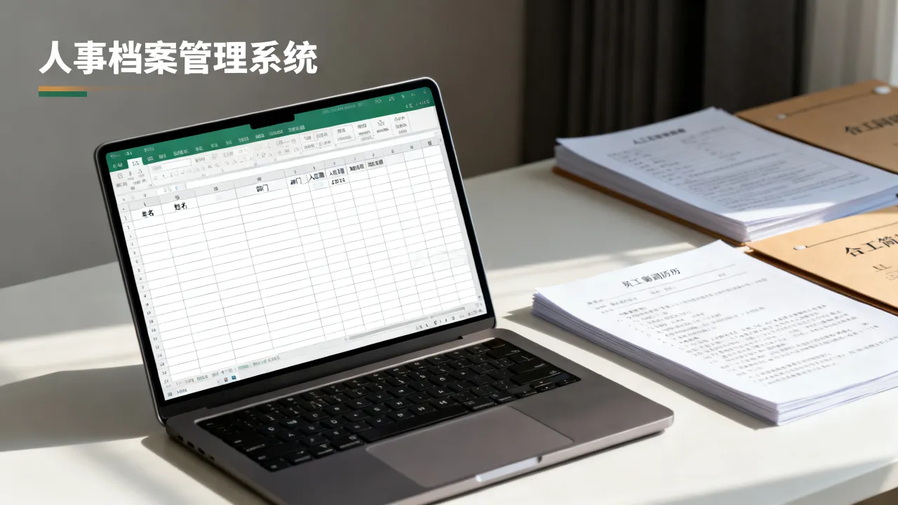 人事档案管理系统怎么做？Excel表格模板，人事档案管理系统excel-图2