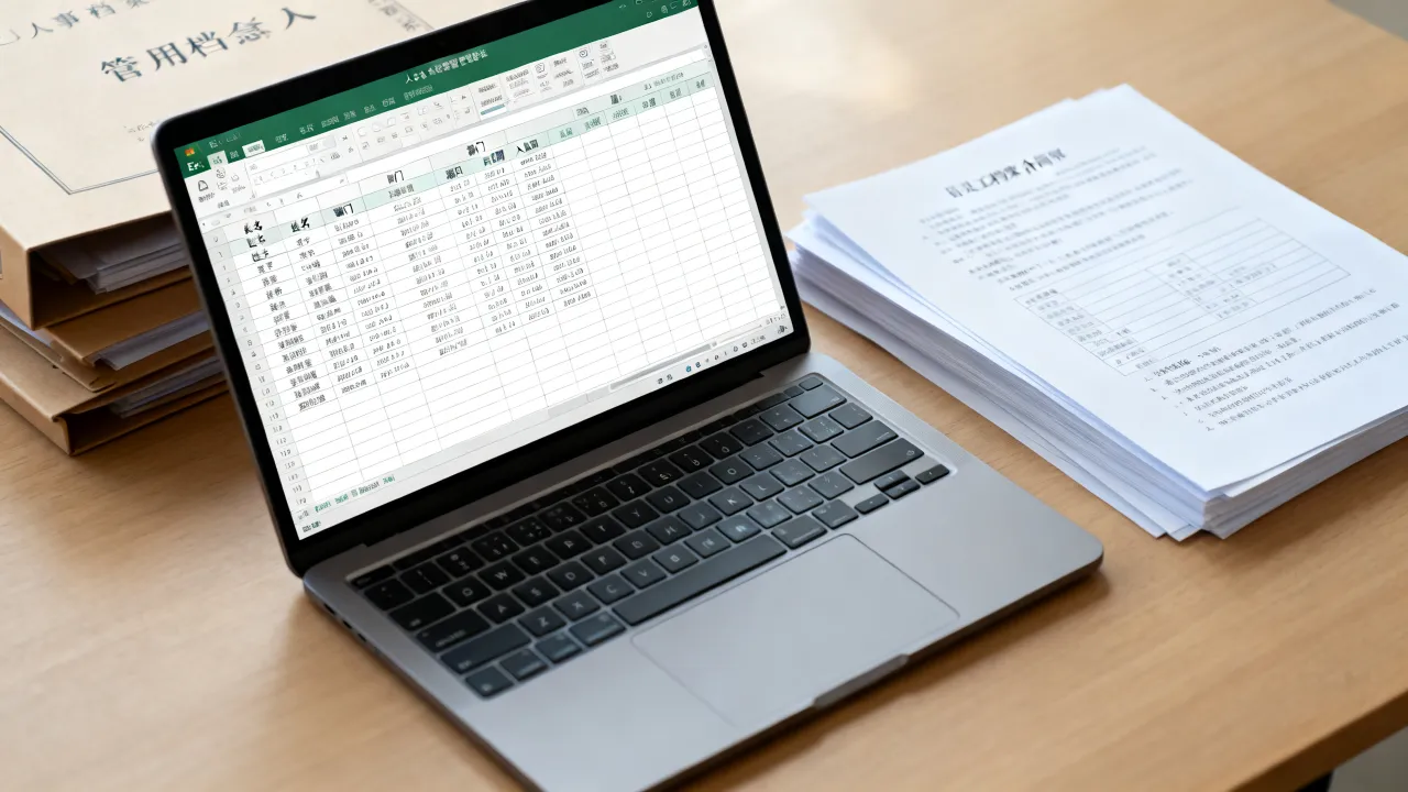 人事档案管理系统怎么做？Excel表格模板，人事档案管理系统excel-图3