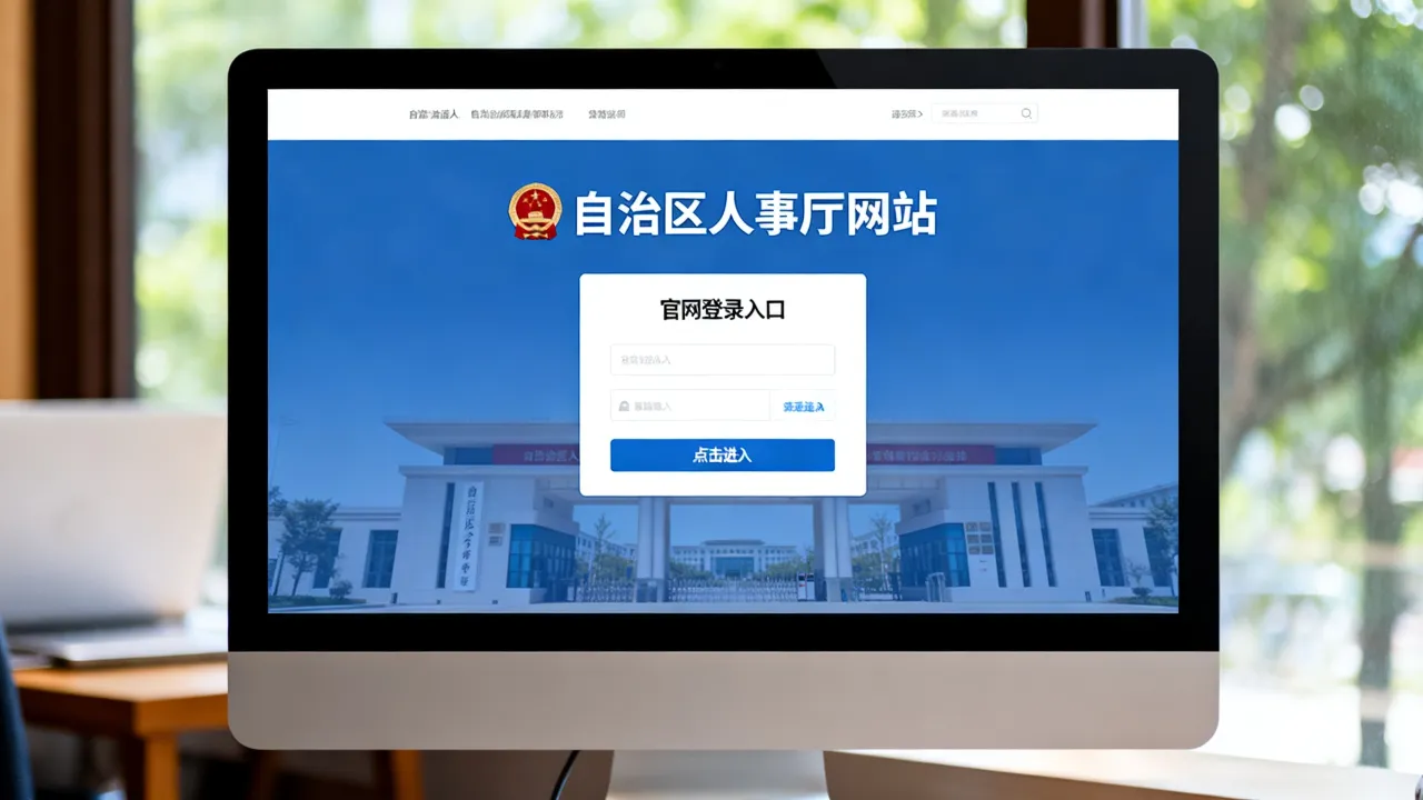 自治区人事厅网站官网登录入口在哪个页面，怎么进入？-图2