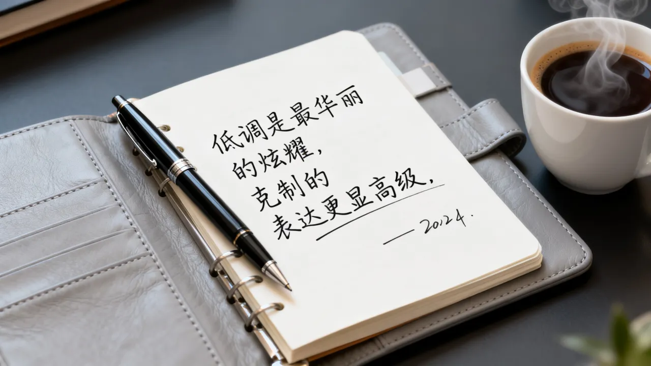不张扬怎么写?低调不张扬的文案怎么写才能显得高级