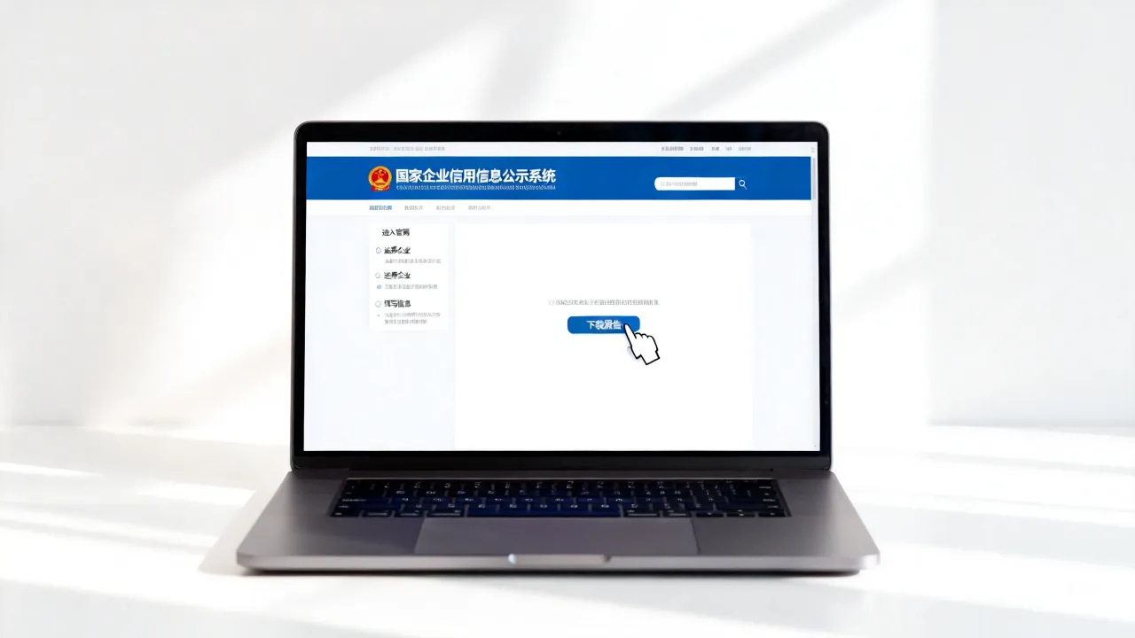 怎么样下载公示系统，如何在国家企业信用信息公示系统官网下载报告？-图2