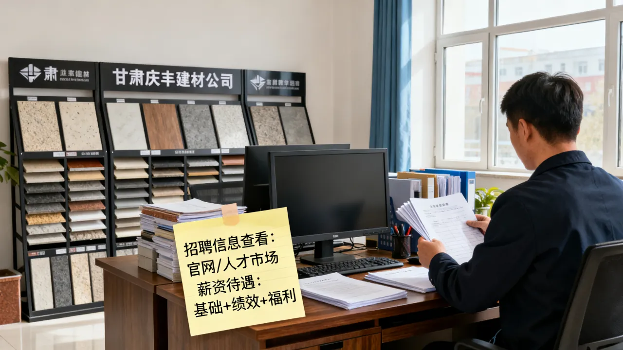 甘肃庆丰建材公司招聘信息在哪看，庆丰建材公司薪资待遇怎么样