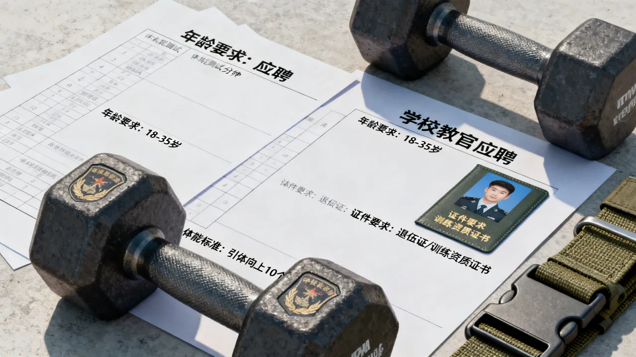 怎么应聘学校教官,学校教官招聘条件有哪些