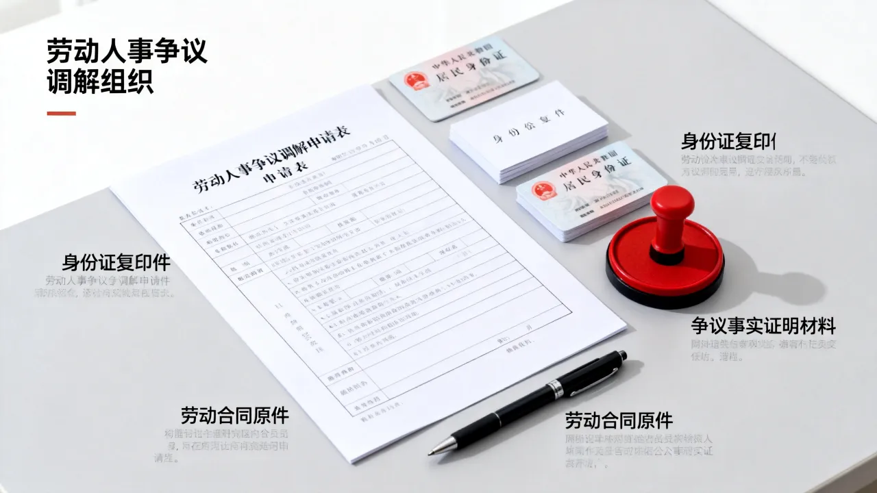 劳动人事争议调解组织如何申请？需要什么材料-图3