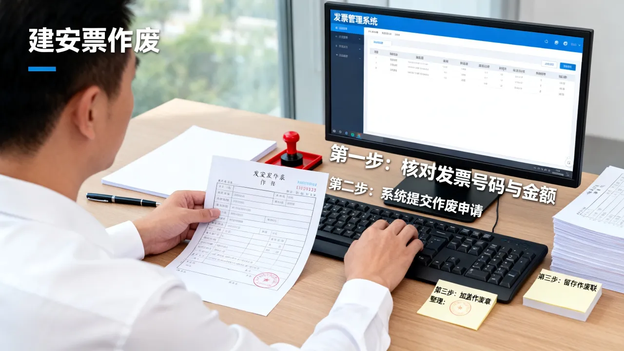 建安发票如何作废，作废流程具体怎么操作？