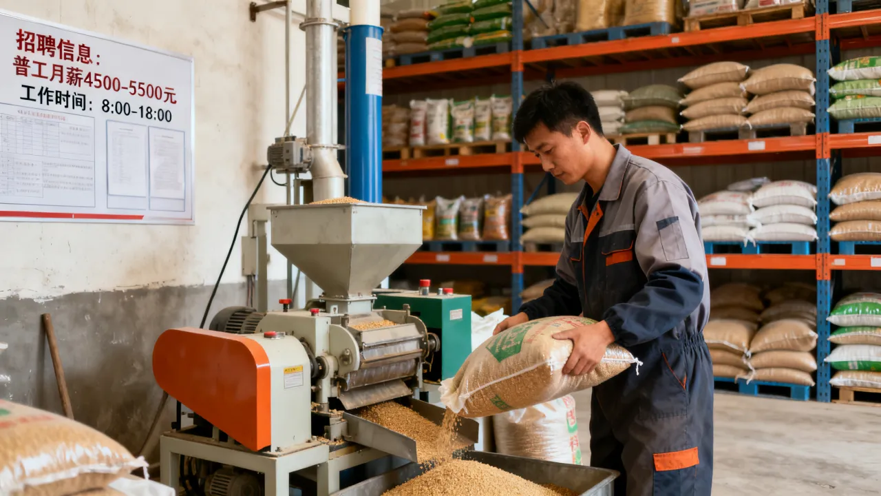 广州灵川饲料厂招聘可靠吗,饲料厂普工工资待遇怎么样?