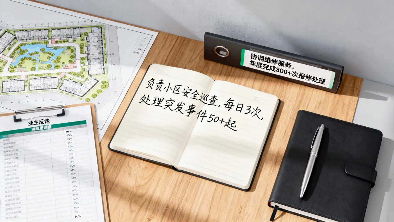 物业怎么写进简历,小区物业管理工作经历描述怎么写?-图2 物业怎么写进简历,小区物业管理工作经历描述怎么写?-图2