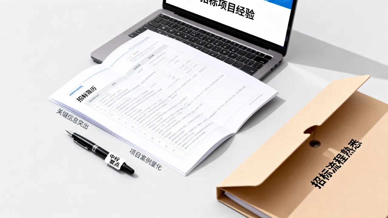 招标怎么写简历?招标简历怎么写才能中标?