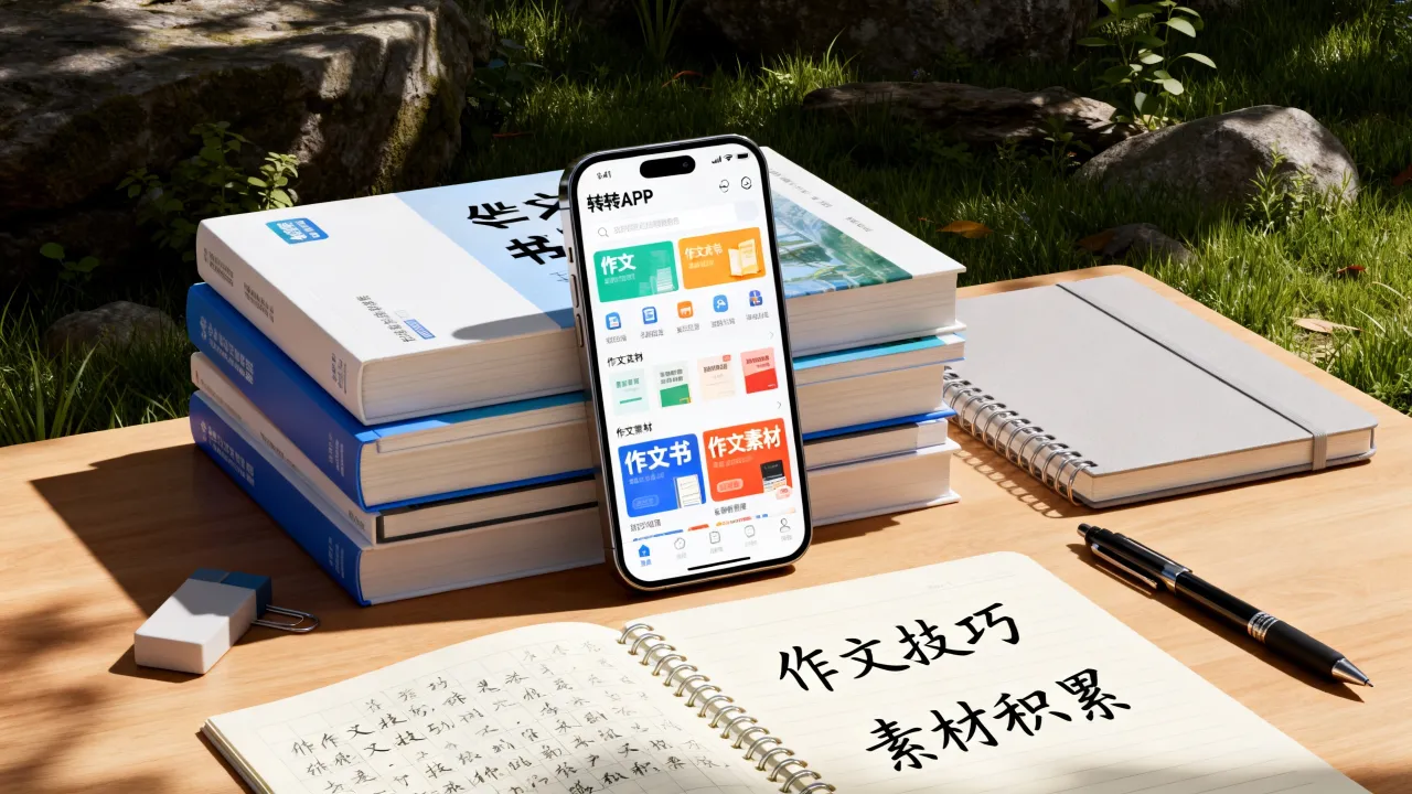 转转怎么搜作文,转转上怎么找作文书和作文素材