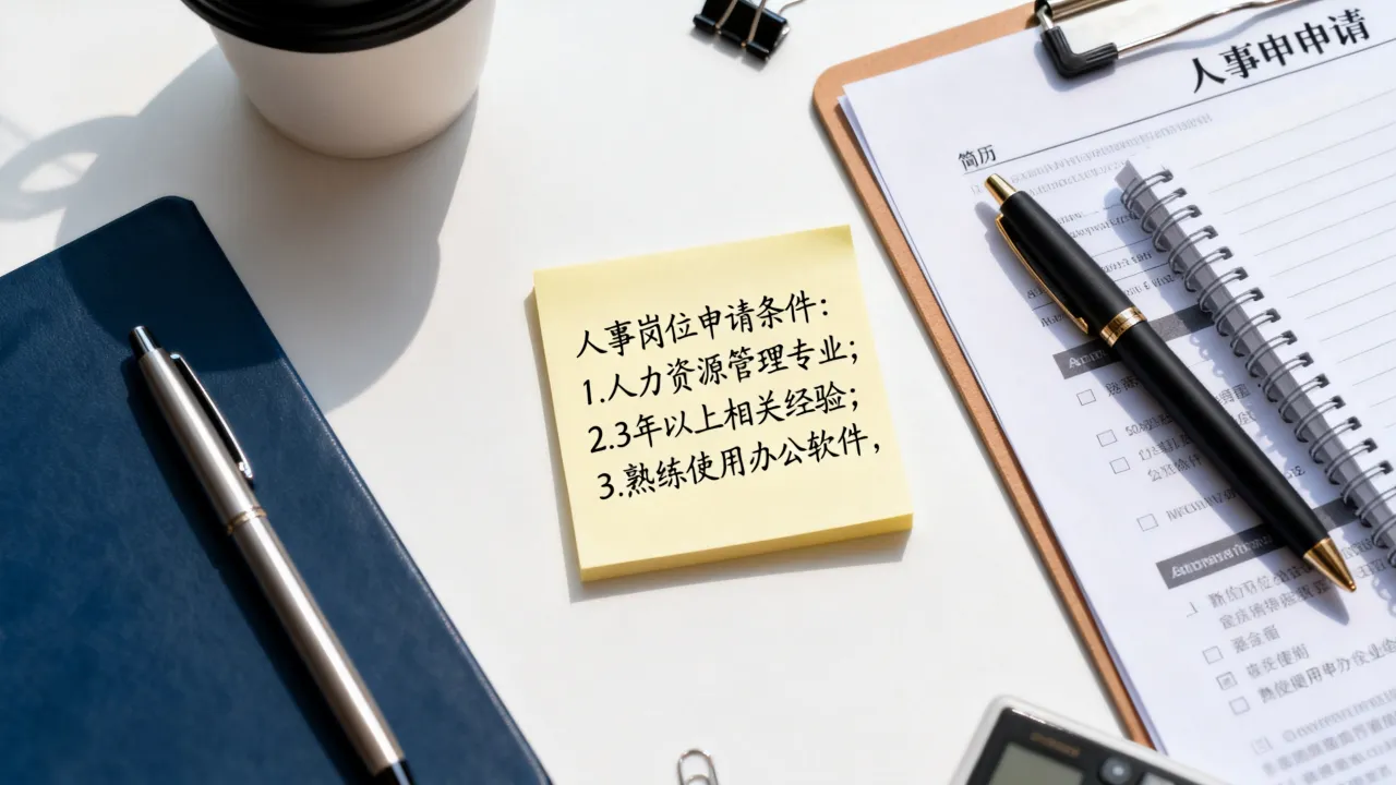 人事岗位申请条件是什么,人事岗位申请怎么写