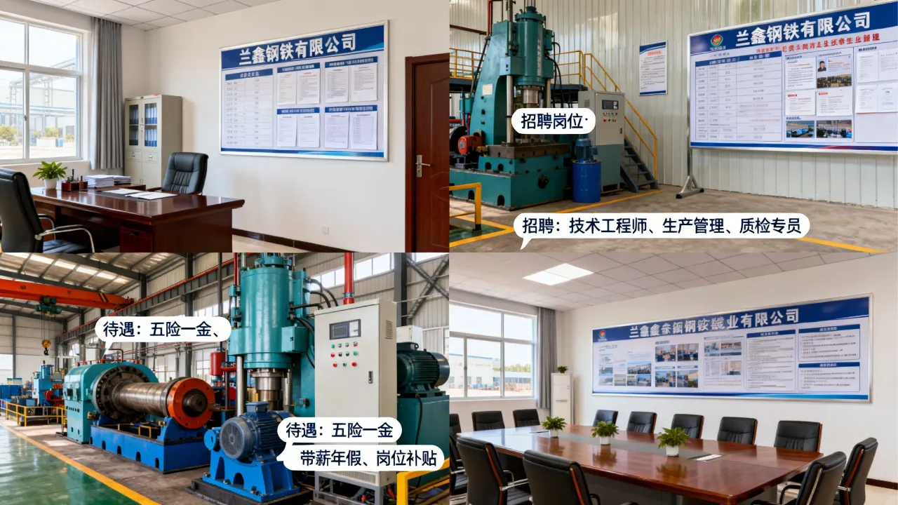 兰鑫钢铁有限公司招聘岗位有哪些,兰鑫钢铁招聘条件待遇怎么样-图1 兰鑫钢铁有限公司招聘岗位有哪些,兰鑫钢铁招聘条件待遇怎么样-图1