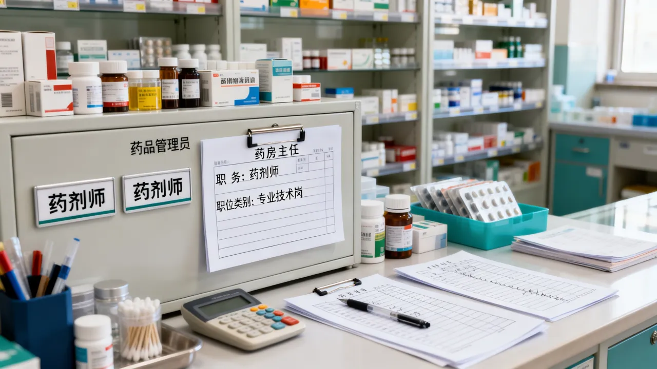 药房职务怎么填写才规范，药房职位类别怎么填-图1