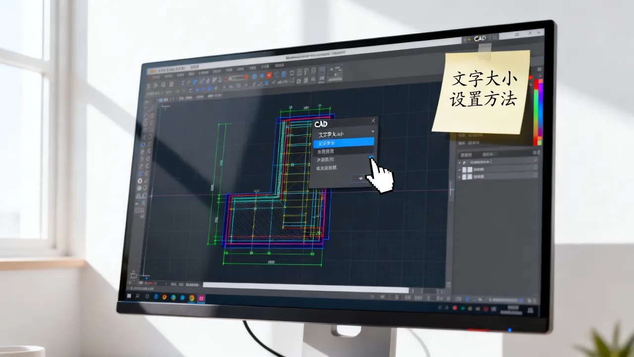 CAD怎么调大字,CAD图纸文字大小设置方法详解?-图1 CAD怎么调大字,CAD图纸文字大小设置方法详解?-图1