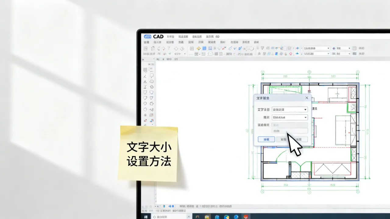 CAD怎么调大字,CAD图纸文字大小设置方法详解?-图3 CAD怎么调大字,CAD图纸文字大小设置方法详解?-图3