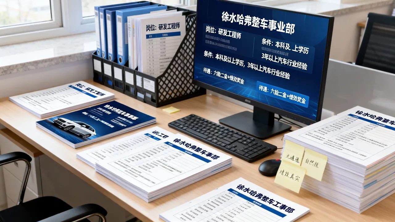 徐水哈佛整车事业部招聘怎么样,招聘岗位条件有哪些-图1 徐水哈佛整车事业部招聘怎么样,招聘岗位条件有哪些-图1