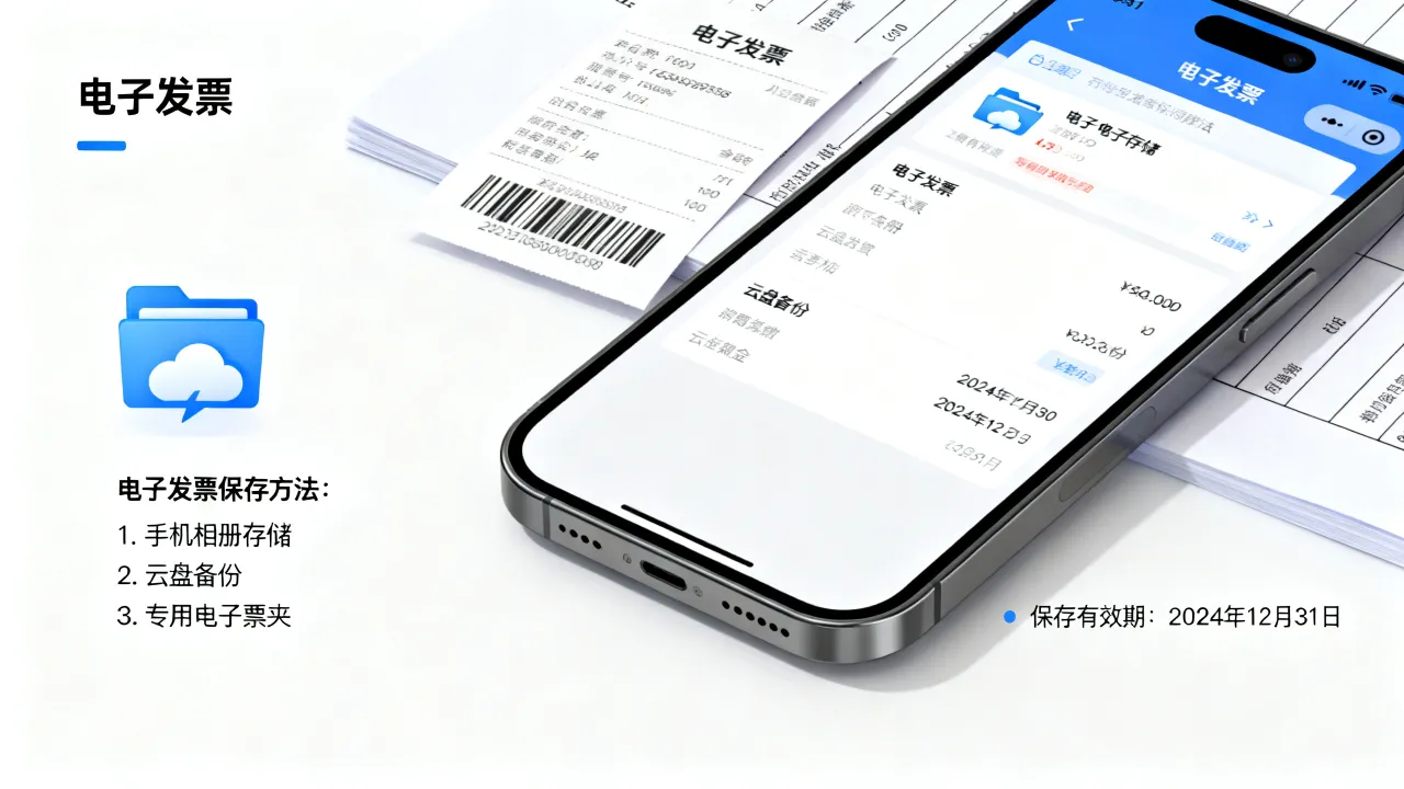 电子发票如何保存，电子发票保存有效期多久-图3
