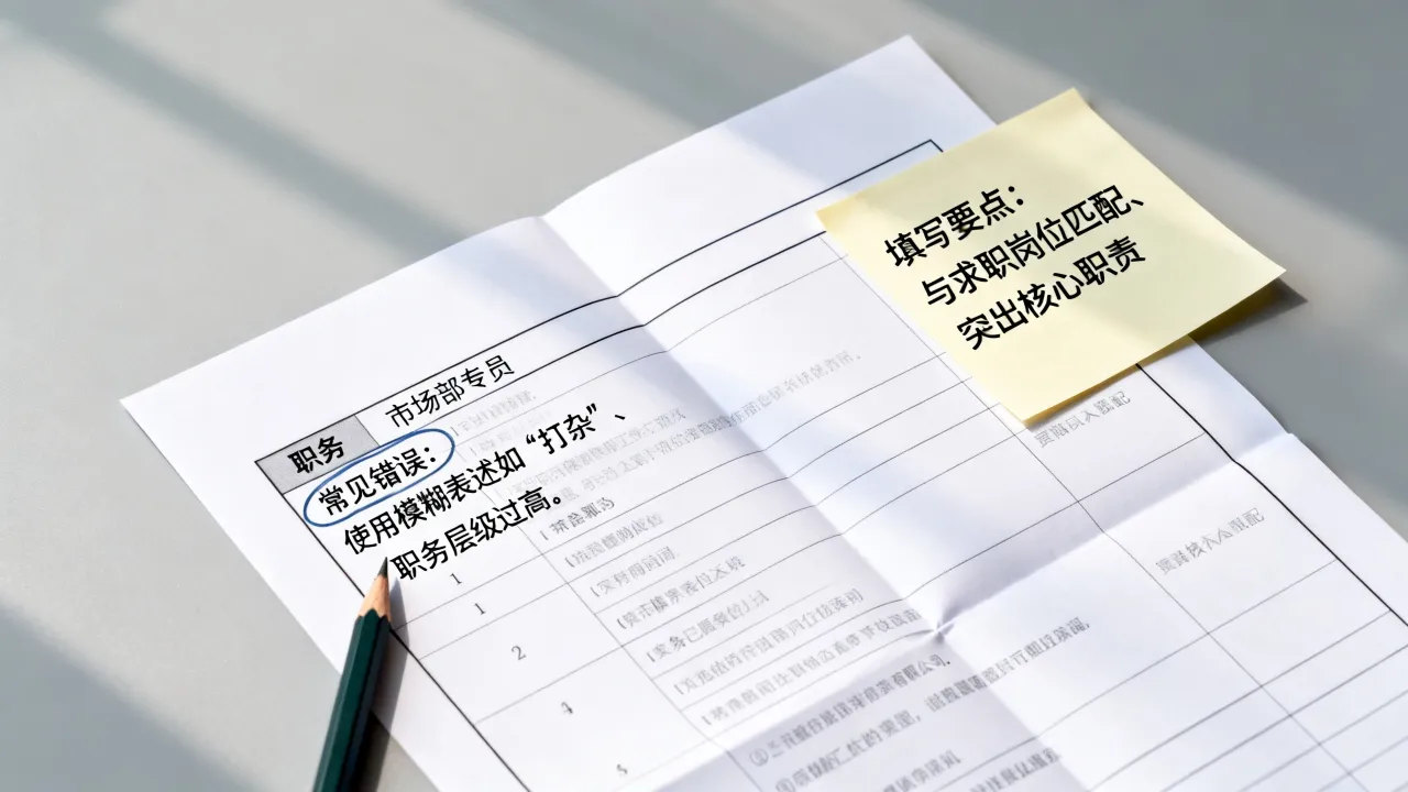简历职务怎么填写,有哪些填写要点和常见错误-图3 简历职务怎么填写,有哪些填写要点和常见错误-图3