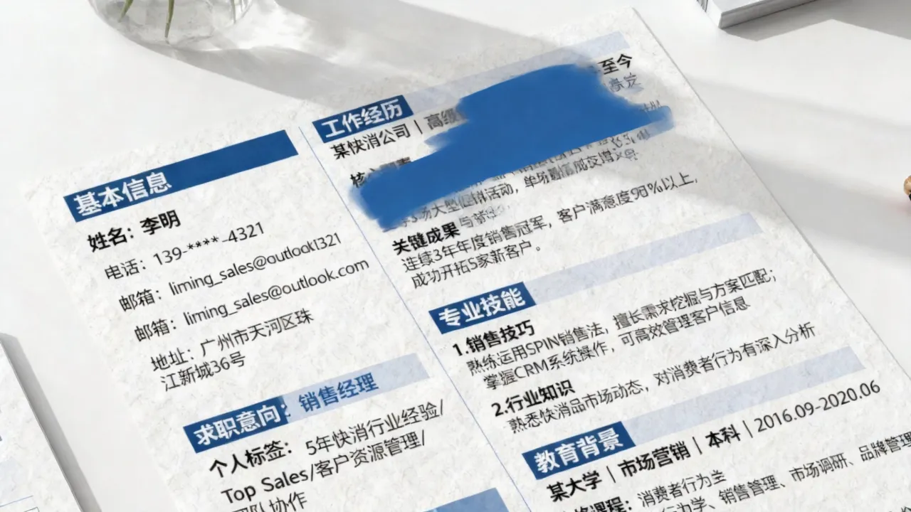 销售简历怎么写,销售简历怎么写才能让HR眼前一亮-图2 销售简历怎么写,销售简历怎么写才能让HR眼前一亮-图2