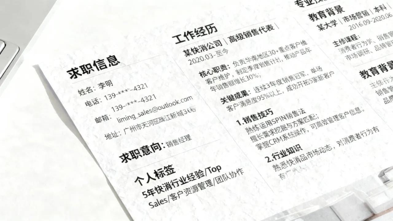 销售简历怎么写,销售简历怎么写才能让HR眼前一亮-图3 销售简历怎么写,销售简历怎么写才能让HR眼前一亮-图3