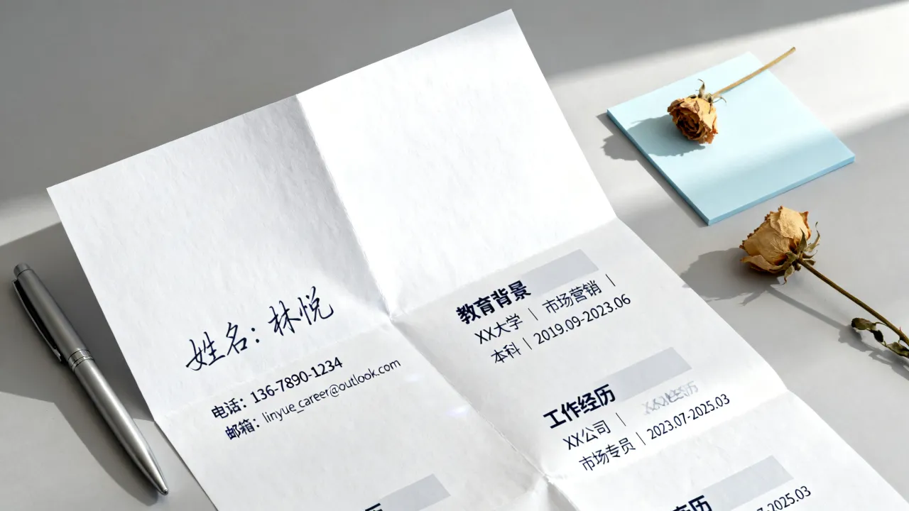 简洁简历怎么制作?简洁简历模板怎么制作才能吸引HR?-图1 简洁简历怎么制作?简洁简历模板怎么制作才能吸引HR?-图1