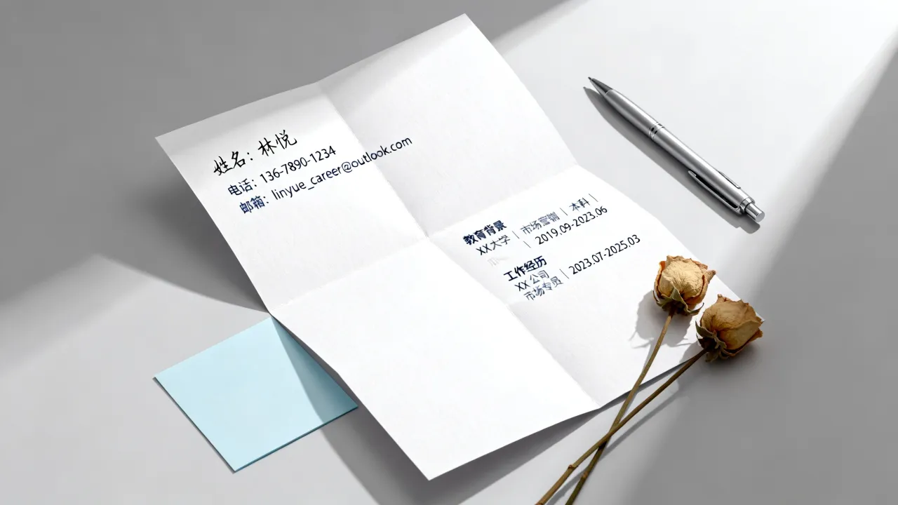 简洁简历怎么制作?简洁简历模板怎么制作才能吸引HR?-图3 简洁简历怎么制作?简洁简历模板怎么制作才能吸引HR?-图3