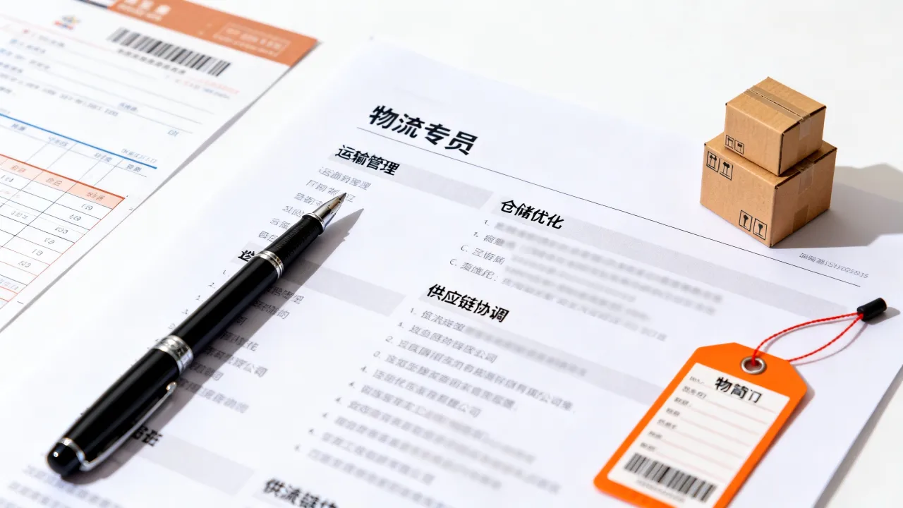 物流简历怎么填写?物流专员求职简历必备技能与模板,怎么写-图1 物流简历怎么填写?物流专员求职简历必备技能与模板,怎么写-图1