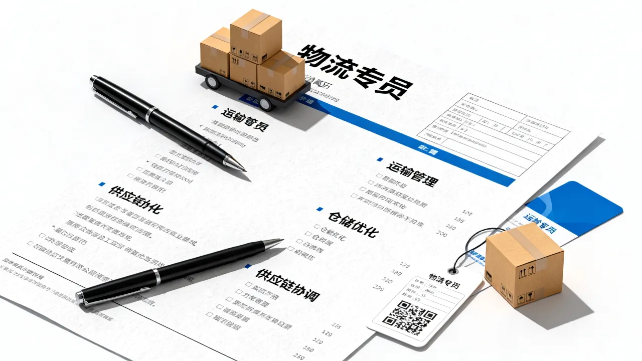 物流简历怎么填写?物流专员求职简历必备技能与模板,怎么写-图2 物流简历怎么填写?物流专员求职简历必备技能与模板,怎么写-图2