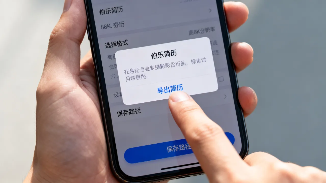 伯乐简历怎么导出,如何在手机端快速导出伯乐简历文件-图3 伯乐简历怎么导出,如何在手机端快速导出伯乐简历文件-图3