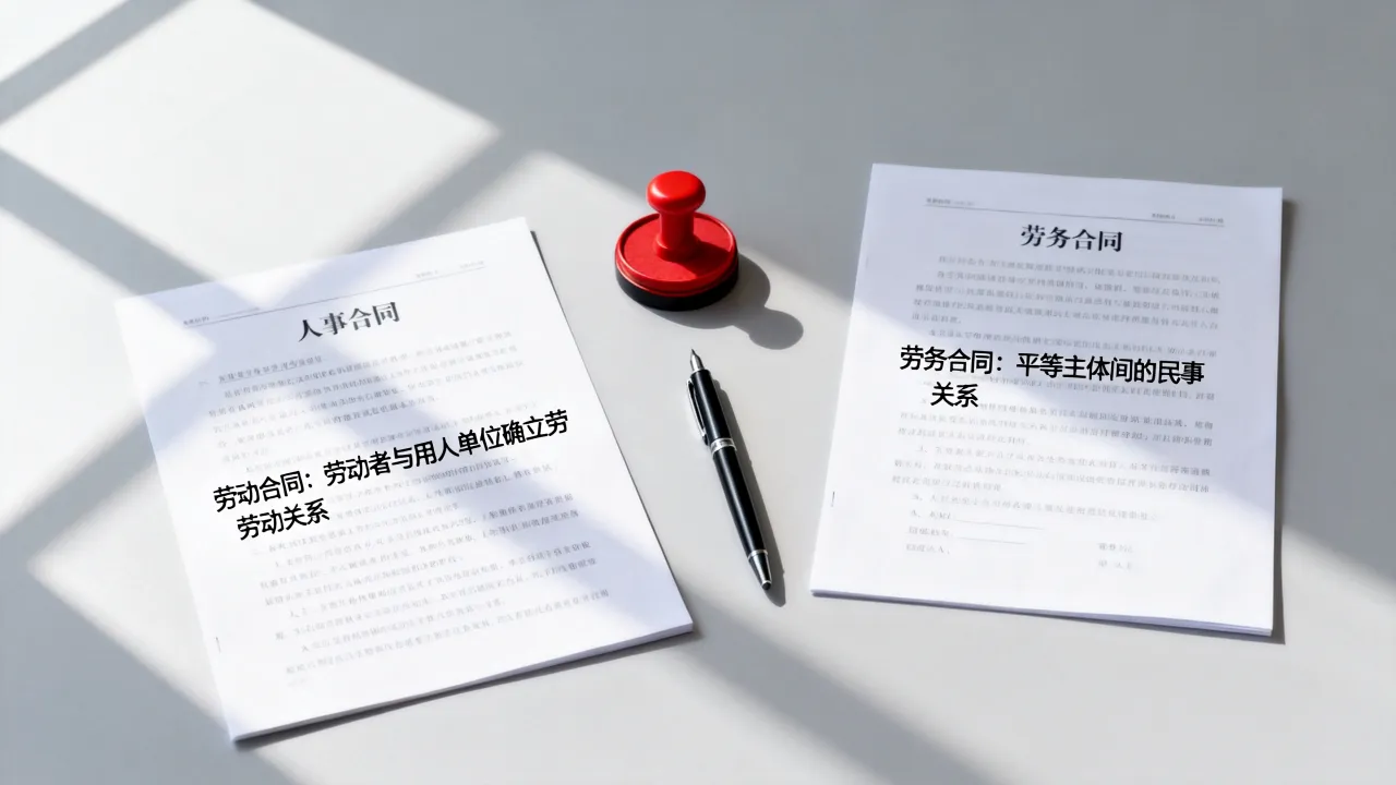 人事合同和劳务合同有什么不同?哪种更受法律保护