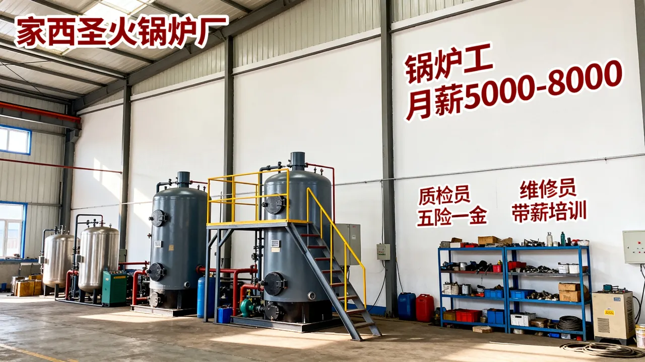 鸡西圣火锅炉厂招聘吗，锅炉厂招聘有哪些岗位待遇如何-图3