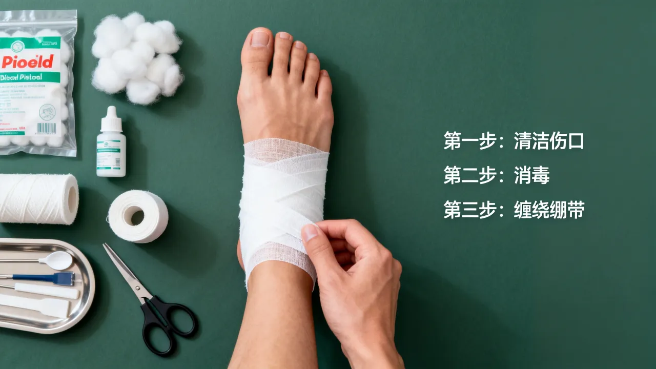 怎么包凭证脚,凭证脚包扎方法教程,长尾疑问词