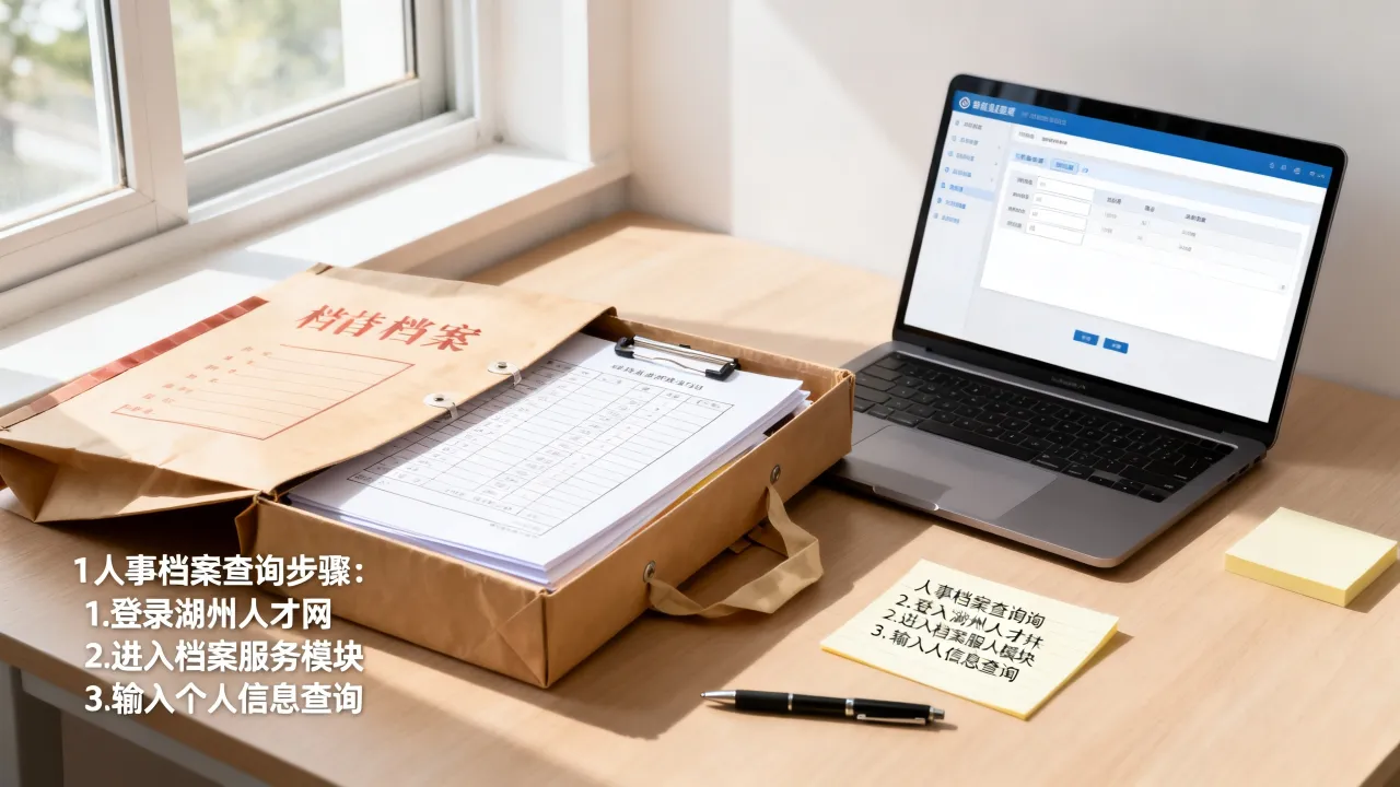 人事档案查询怎么查，湖州人事档案查询入口在哪里-图3