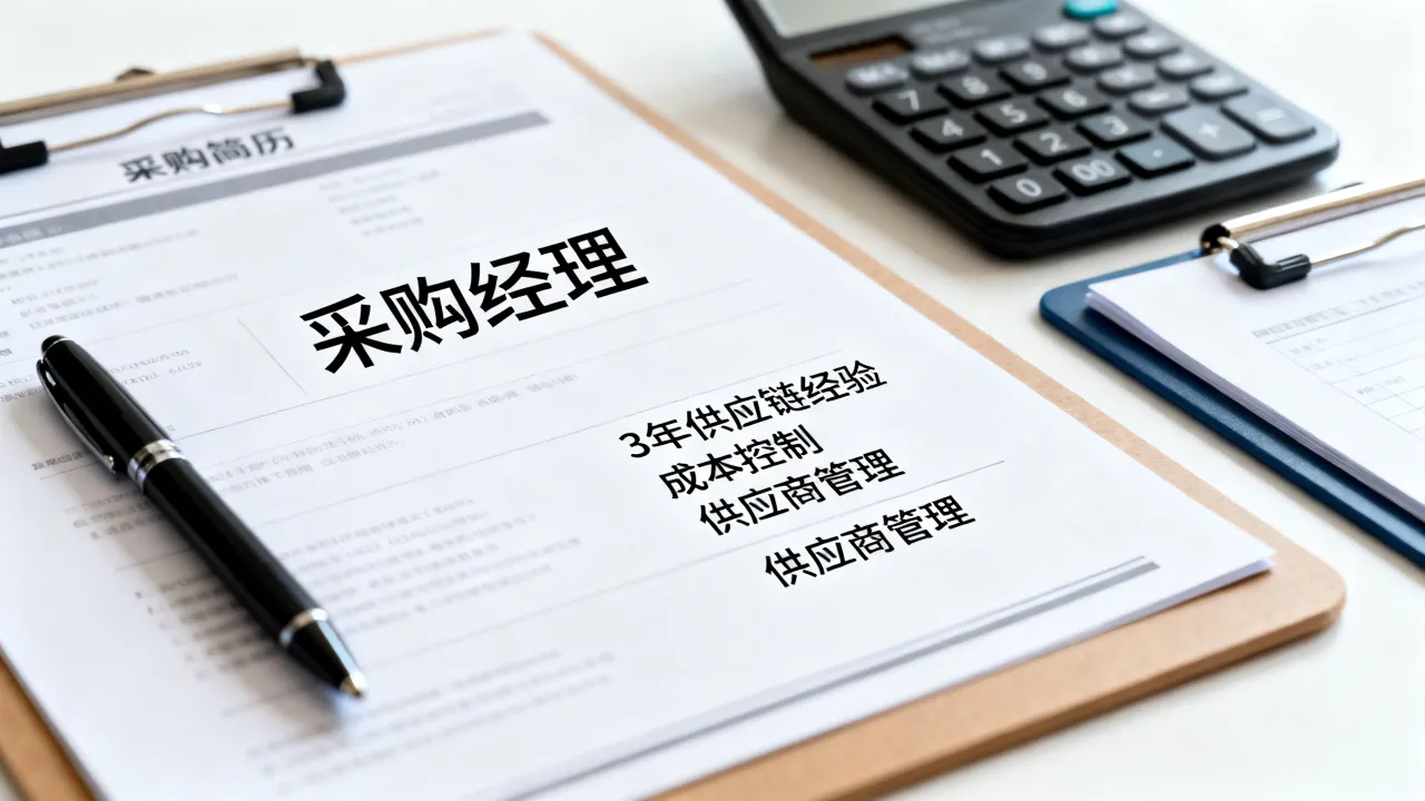 怎么写好采购简历?采购简历怎么写才能获得面试机会?