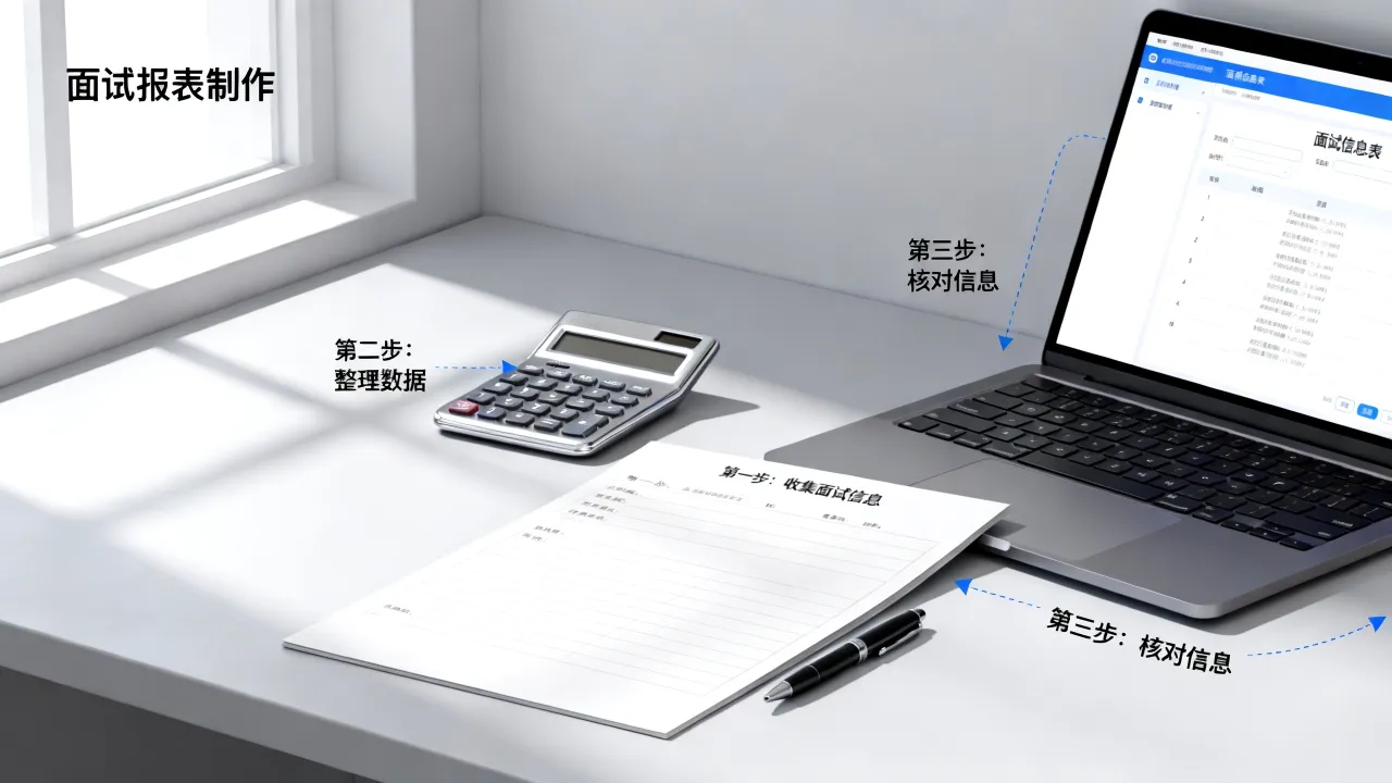 面试报表怎么制作？详细制作步骤有哪些-图3
