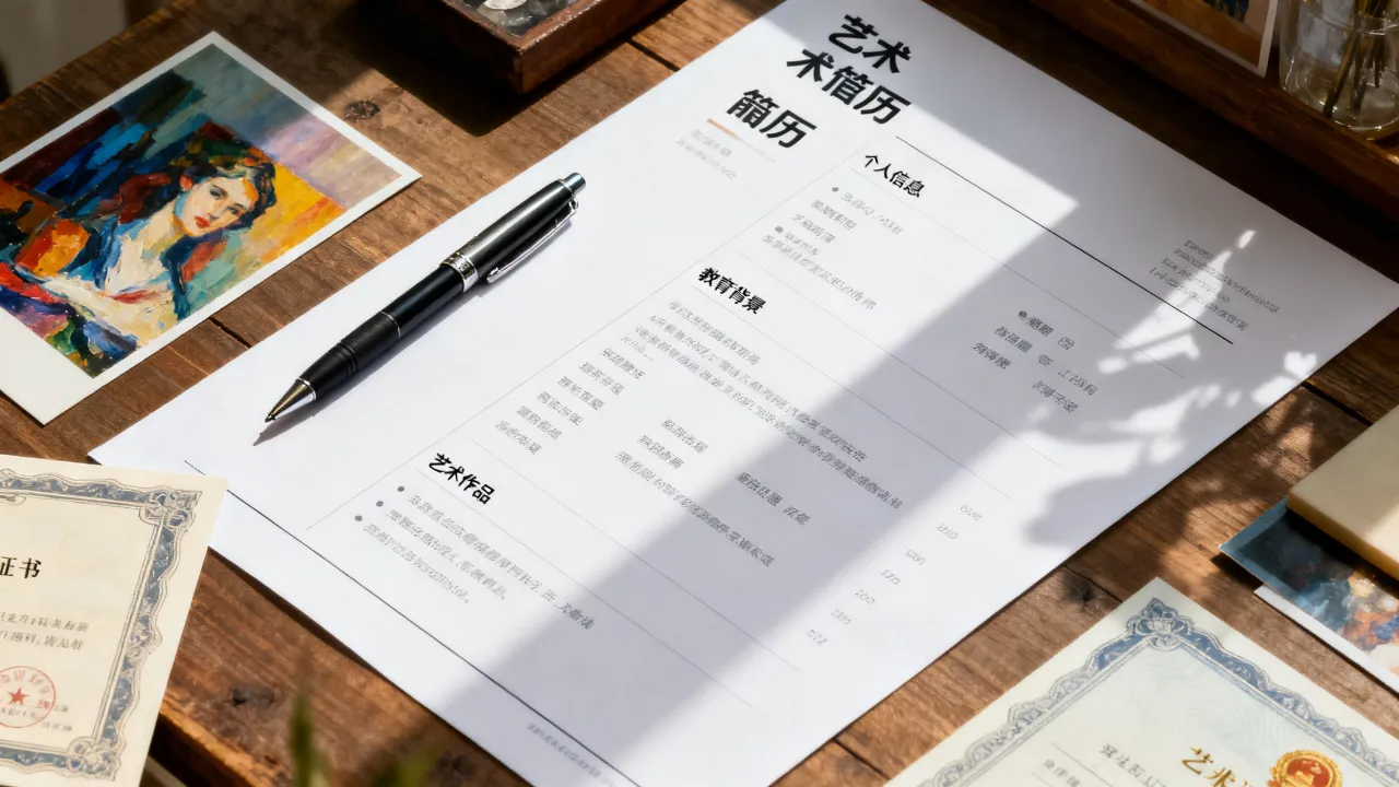 怎么写艺术简历,内容上需要注意哪些细节?-图2 怎么写艺术简历,内容上需要注意哪些细节?-图2