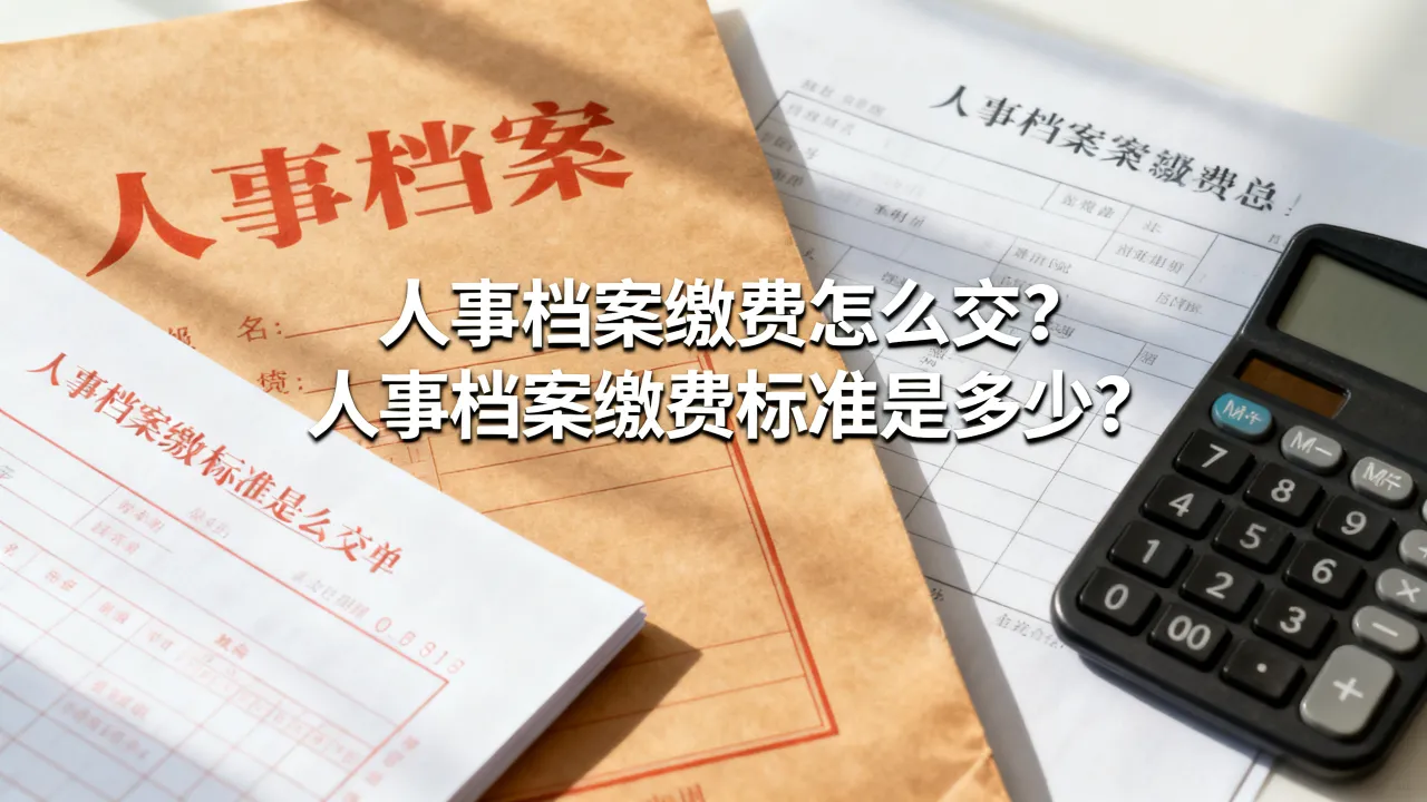 人事档案缴费怎么交?人事档案缴费标准是多少?-图2 人事档案缴费怎么交?人事档案缴费标准是多少?-图2