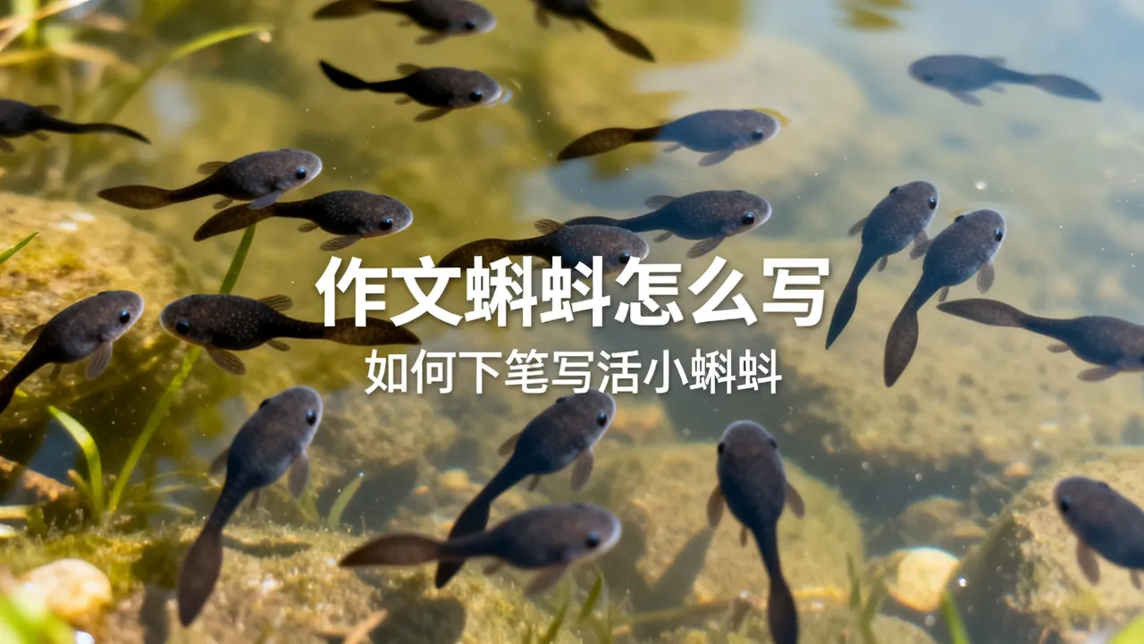 作文蝌蚪怎么写，如何下笔写活小蝌蚪？-图3