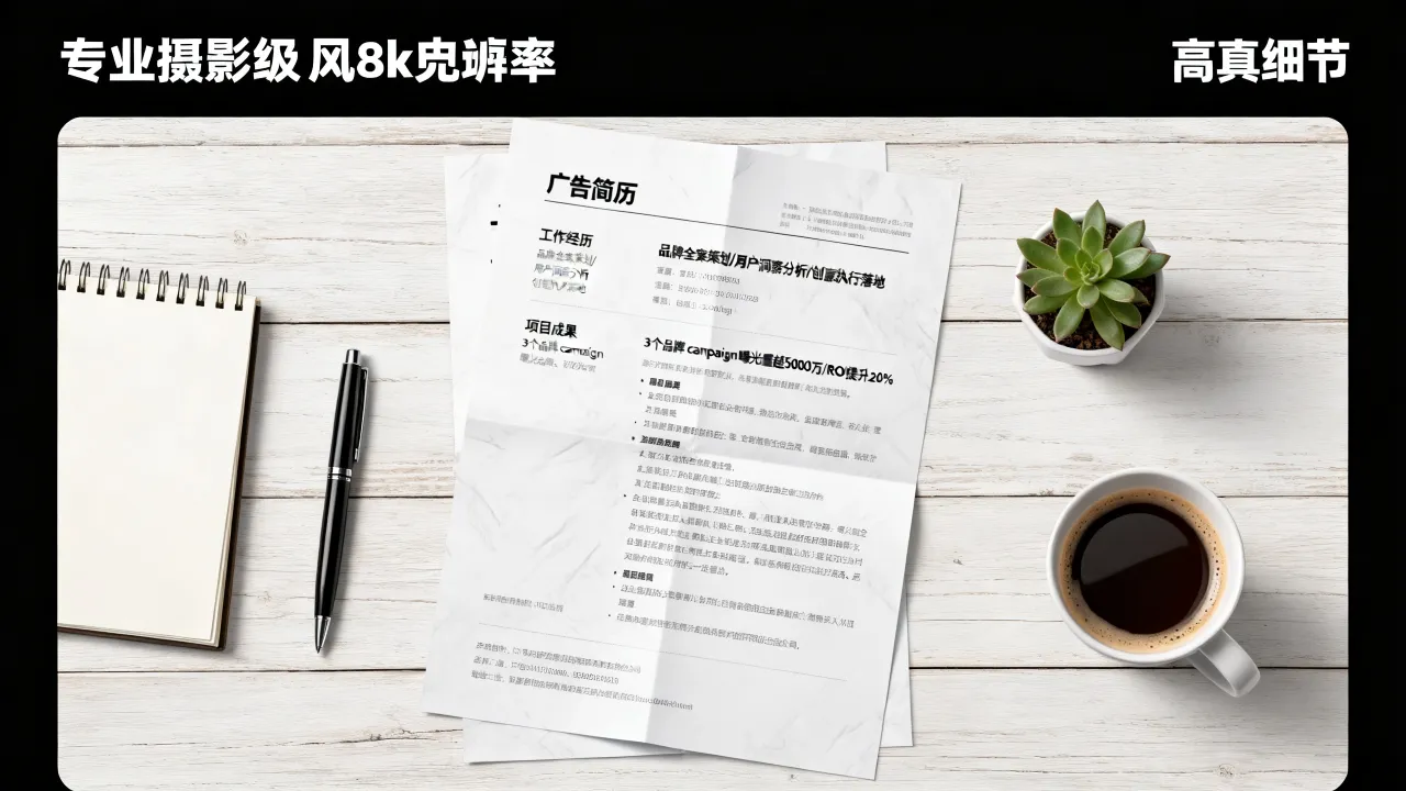 怎么写广告简历,广告简历怎么写才能吸引人-图3 怎么写广告简历,广告简历怎么写才能吸引人-图3