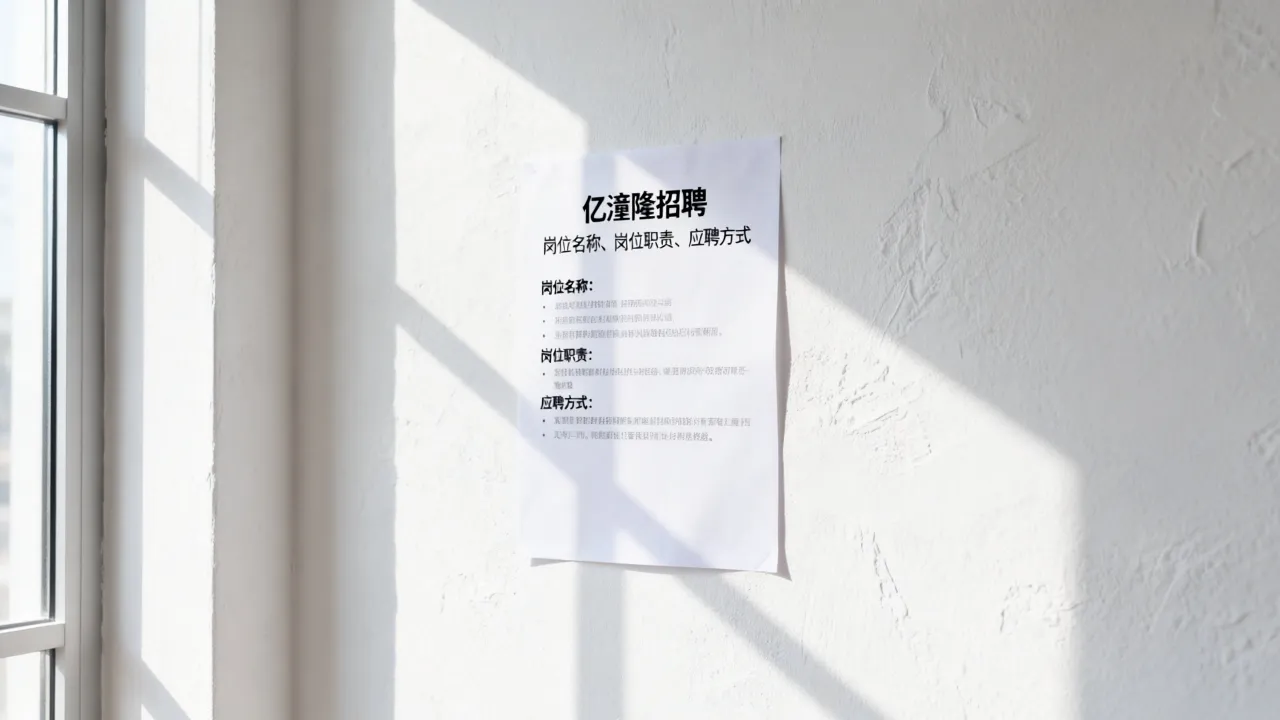 北京丰台亿潼隆招聘信息在哪看?怎么应聘。