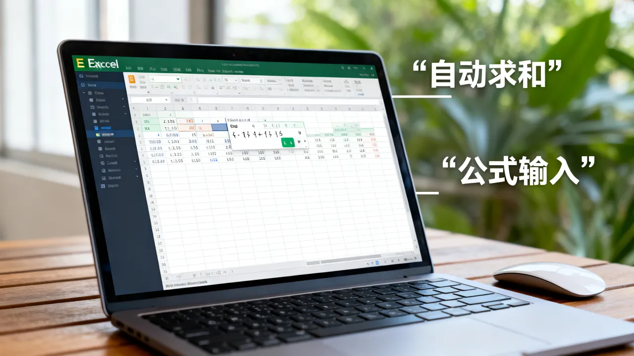 Excel表怎么算？Excel表格公式怎么输入和自动求和？-图2