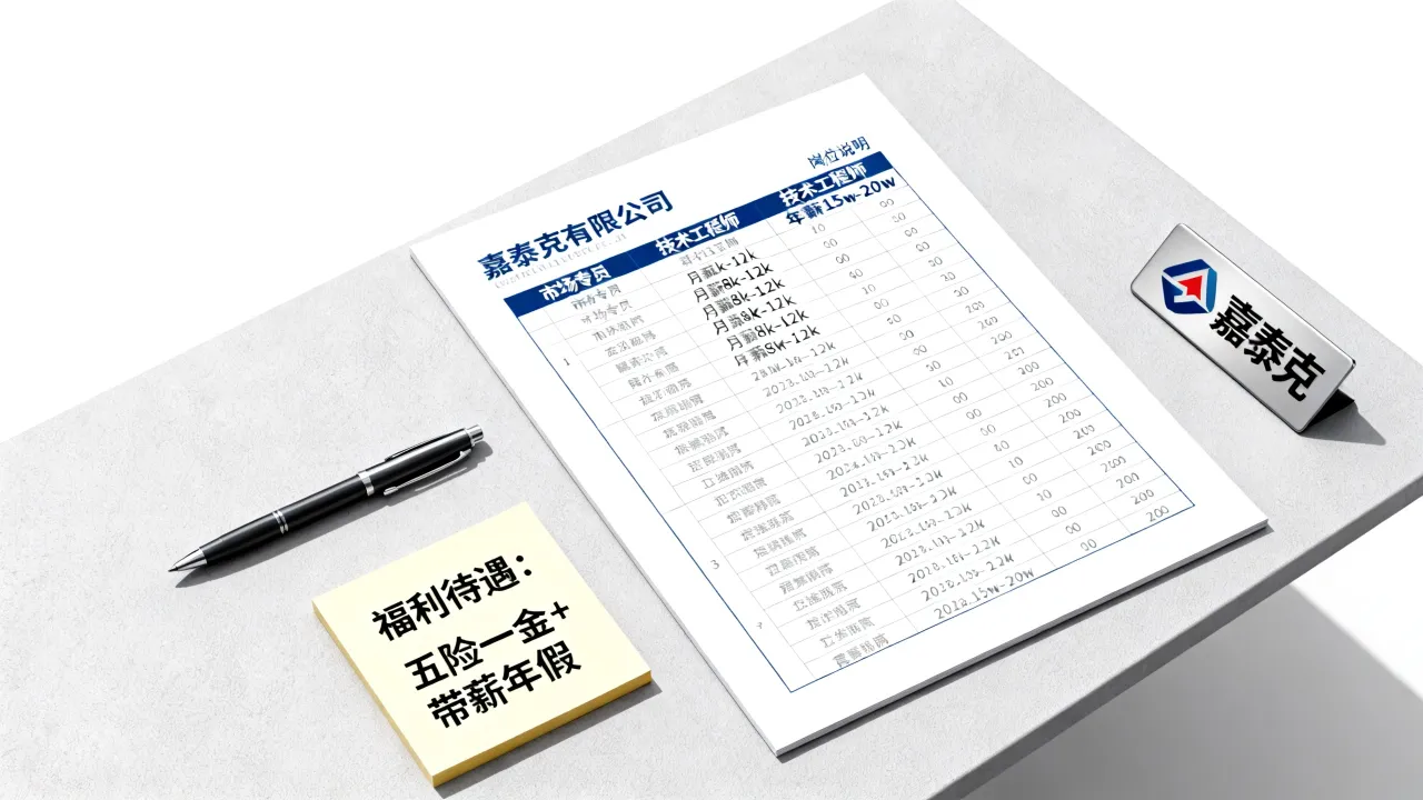 嘉兴泰克有限公司招聘岗位有哪些,薪资待遇怎么样-图2 嘉兴泰克有限公司招聘岗位有哪些,薪资待遇怎么样-图2