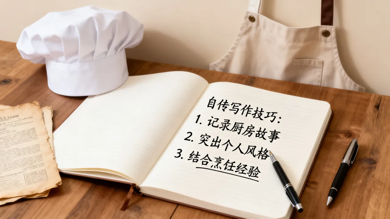 厨师怎么写自传,有哪些写作技巧和范文参考?